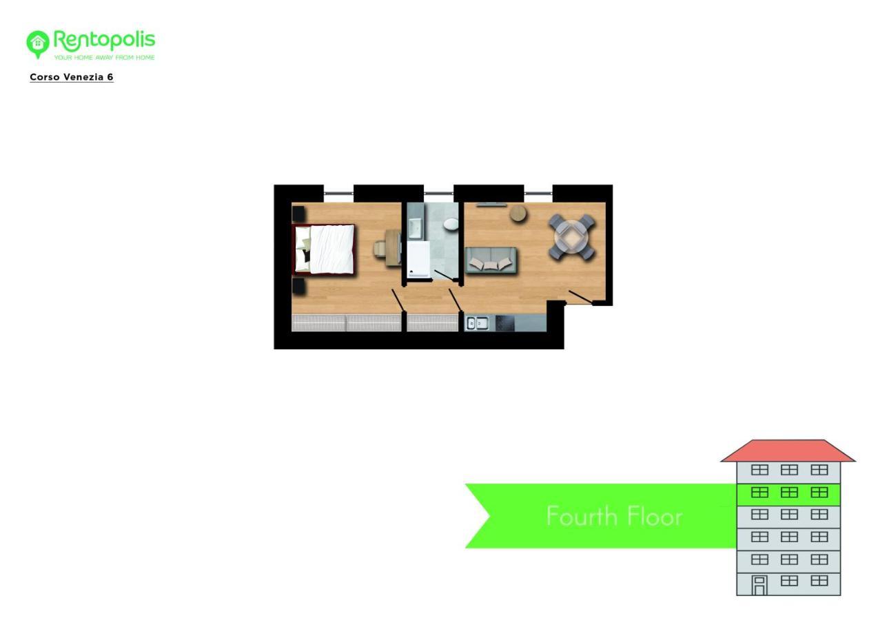 Elegant Apartment Near Brera Area ميلان المظهر الخارجي الصورة